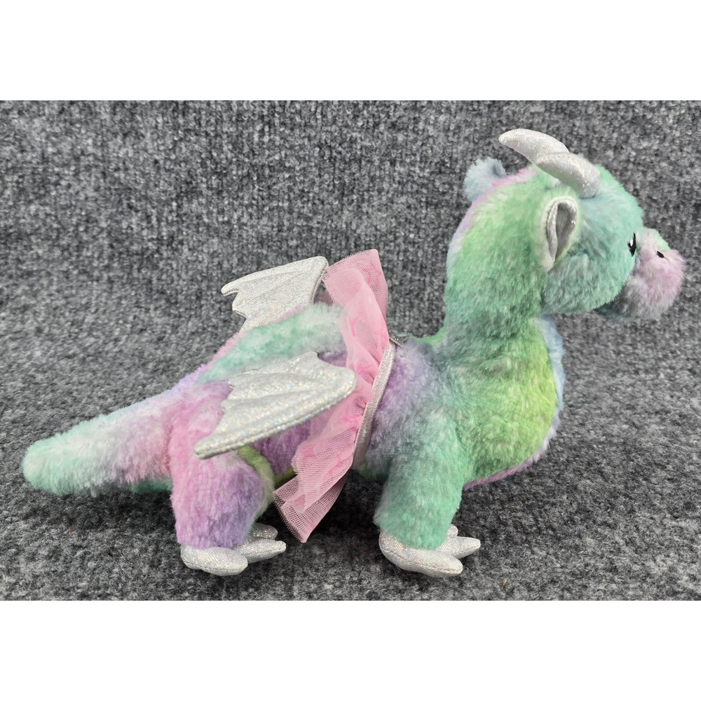 American Girl Crisella WellieWishers Dragon Plush Multicolor Tutu Wings Pastel - Picture 4 of 10